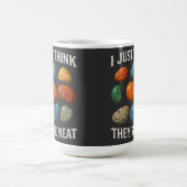 Mug Conception de pierre colorée soignée (Centre)