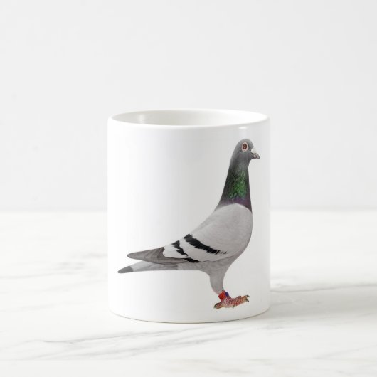 Mug conception de pigeon (Centre)