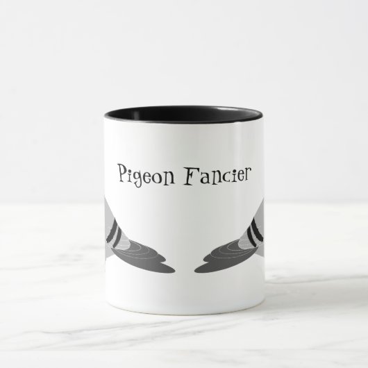 Mug Conception de pigeon (Centre)