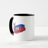 Mug Conception de pinceau de peinture haïtienne | Fier (Devant gauche)