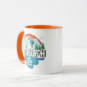 Mug Conception de Pittsburgh, paysage urbain de la (Devant gauche)