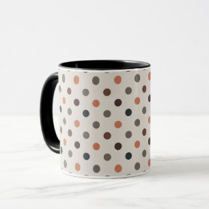 Mug Conception de pois bois ton terre clair