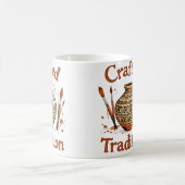 Mug Conception de poterie culturelle de tradition arti (Centre)