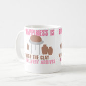 Mug Conception de poterie de livraison d'argile de bon (Devant gauche)