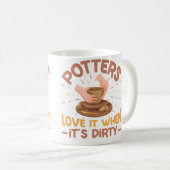 Mug Conception de poterie en céramique (Devant droit)