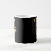Mug Conception de poulet criant drôle F-Caw-F Classiqu (Centre)