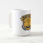 Mug Conception de professeur de mathématiques universi (Devant gauche)