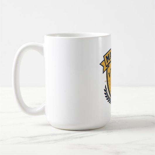 Mug Conception de professeur de mathématiques universi (Gauche)