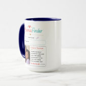 Mug Conception de profil photo Modern Mama Finder (Devant gauche)