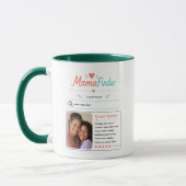 Mug Conception de profil photo Modern Mama Finder (Gauche)