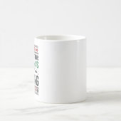 Mug Conception de pull moche de pêche à Noël (Centre)