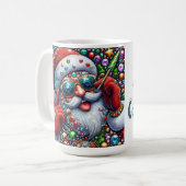 Mug Conception de pull moche Noël (Devant gauche)