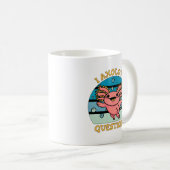 Mug Conception de questions de pun mignon axolotl je a (Devant droit)