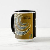 Mug Conception de Ramadan Mubarak – Beau Croissant Isl (Devant gauche)