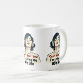 Mug Conception de rappel de musique nostalgique rétro (Devant droit)