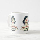 Mug Conception de rappel de musique nostalgique rétro (Devant gauche)