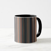 Mug Conception de rayures de terres boisées de forêt s (Devant droit)