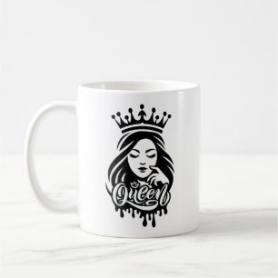 Mug Conception de Reine – Couronne Royale Élégante