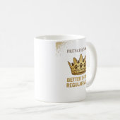 Mug Conception de reine Frenchie Maman mieux que la ma (Devant droit)