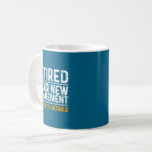 Mug Conception de retraite drôle pour hommes Papa fête (Devant gauche)