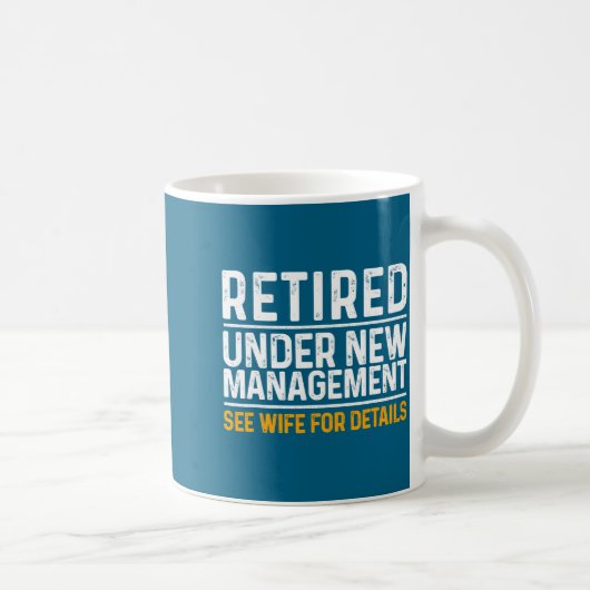 Mug Conception de retraite drôle pour hommes Papa fête (Droite)