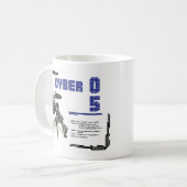 Mug Conception de robots Cyber 05 Mech (Devant gauche)