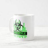 Mug Conception de rythme de Hardstyle (Devant gauche)
