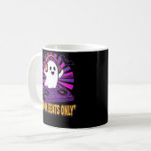 Mug Conception de rythmes Halloween DJ fantôme effraya (Devant gauche)