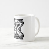 Mug Conception de sablier temporel – Minuteur à sable  (Devant droit)