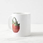 Mug Conception de sac à main fraise - Été hyper-réalis (Devant gauche)