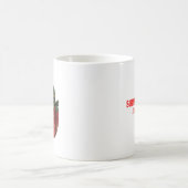 Mug Conception de sac à main fraise - Été hyper-réalis (Centre)