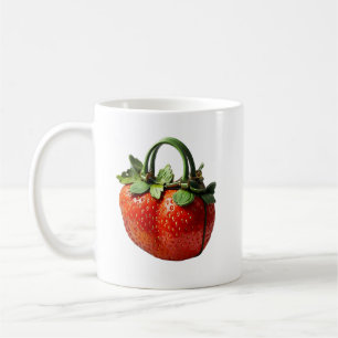Mug Conception de sac à main fraise - Été hyper-réalis