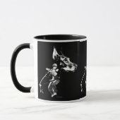 Mug Conception de Schutzhund de dobermann (Gauche)