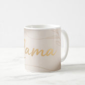 Mug Conception de script de luxe minimal Maman (Devant droit)