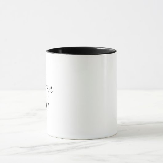 Mug Conception de script élégant année d'estimation gr (Centre)