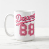 Mug Conception de script élégant Dreamer 88 (Gauche)