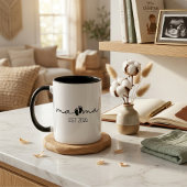 Mug Conception de script moderne année Mama Est
