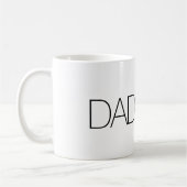 Mug Conception de script moderne de l'année de créatio (Gauche)