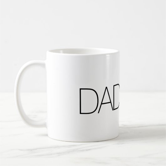 Mug Conception de script moderne de l'année de créatio (Gauche)