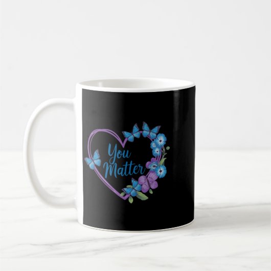 Mug Conception de sensibilisation à la prévention du c (Gauche)
