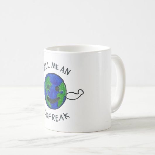 Mug Conception de sensibilisation de l'environnement ( (Devant droit)