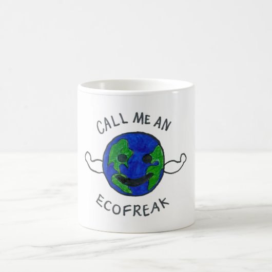Mug Conception de sensibilisation de l'environnement ( (Centre)