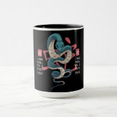 Mug Conception de signe du zodiaque serpent de l'est (Centre)