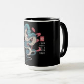 Mug Conception de signe du zodiaque serpent de l'est (Devant droit)