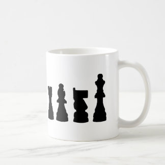 Mug Conception de silhouette de pièce d'échecs
