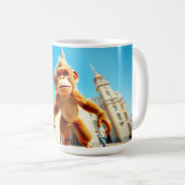 Mug Conception de singe (Devant droit)