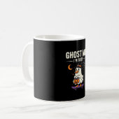 Mug Conception de skateboard Canard Fantôme Halloween_ (Devant gauche)