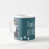 Mug Conception de slogan de chat de dessin animé pour  (Devant gauche)