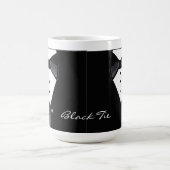 Mug Conception de smoking à nœud papillon noir (Centre)