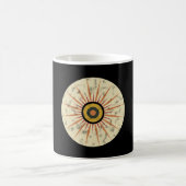 Mug Conception de soleil levant rétro bohème (Centre)